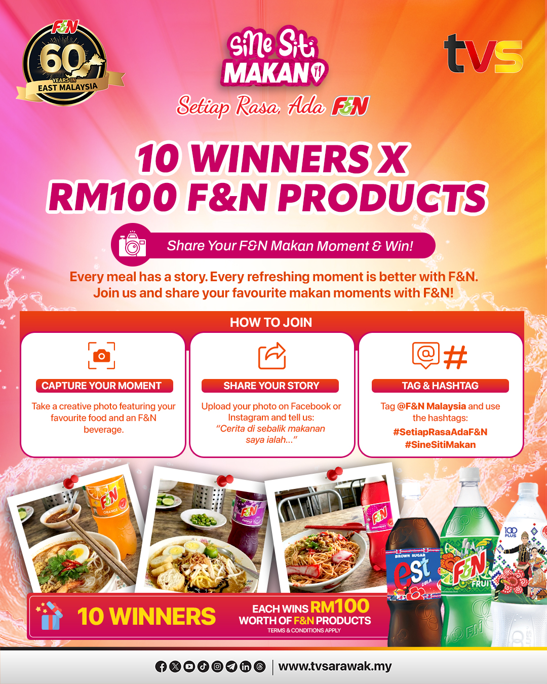 Sine Siti Makan – Setiap Rasa, Ada F&N